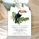 Search for green foliage invitations Green and white
