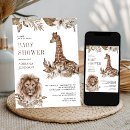 Search for jungle cards invites Baby boy