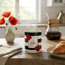 Search for red black white mugs Trendy