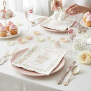 Search for pink floral napkins Watercolor