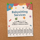 Search for babysitting flyers Nanny