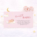 Search for pink sleeping invitations Whimsical