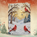 Search for cardinal christmas cards Winter