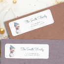 Search for snowman return address labels Simple