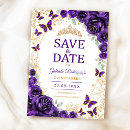 Search for quince save the dates Mexican spanish latina