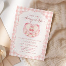 Search for cherry birthday invitations Watercolor cherries