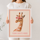 Search for funny giraffe posters Illustration