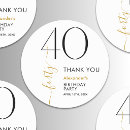 Search for 40 year old stickers Typography