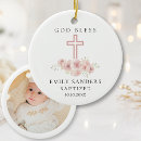 Search for blush christmas tree decorations Religious