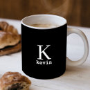 Search for name for men mugs Black and white