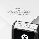 Search for mr and mrs rubber stamps Modern elegant