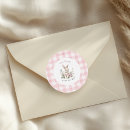 Search for vintage bunny stickers Blush pink