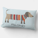 Search for dog name cushions Dachshund