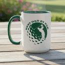 Search for golf lovers mugs Best dad by par