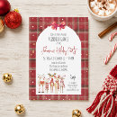Search for plaid christmas invitations Modern
