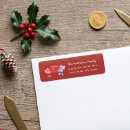 Search for red cat return address labels Cute