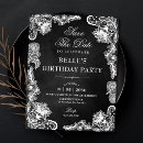 Search for black lace save the dates Vintage