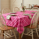 Search for pink plaid tablecloths Retro