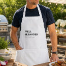 Search for outdoor grilling aprons For him