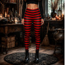 Search for halloween witch leggings Horizontal stripes