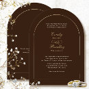 Search for gold and brown wedding invitations Qr code