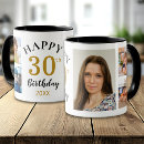 Search for 30th mugs Happy birthday
