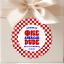 Search for vintage fourth of july stickers Red white and blue