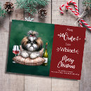 Search for shih tzu christmas cards Dog