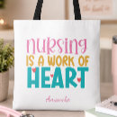 Search for work nurse bag tote bags Pink