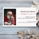 Search for santa claus business cards Festive