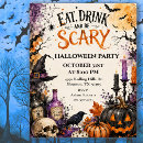 Search for eat drink and be scary invitations Skull