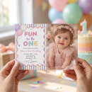 Search for fun to be one invitations Primary colours