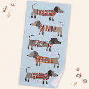 Search for dachshund beach towels Doxie