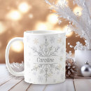 Search for gold snowflake coffee mugs Silver