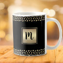 Search for black gold foil mugs Luxury