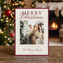 Search for burgundy christmas cards Classic