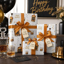 Search for bourbon wrapping paper For him
