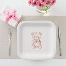 Search for girl plates Teddy bear