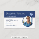 Search for veterinarian business cards Vet tech