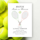 Search for tennis match invitations Match made in heaven