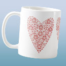 Search for white heart mugs Stylish