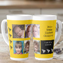 Search for yellow white mugs Collage