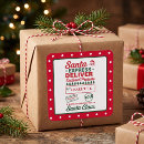 Search for santa delivery stickers December 25th