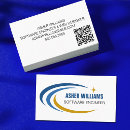 Search for software engineer business cards Computer programmer