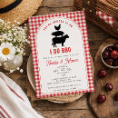 Search for i do bbq couples shower invitations Red gingham