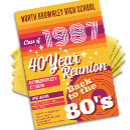 Search for old school invitations 80s