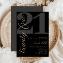 Search for milestone 21st birthday invitations Modern