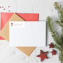 Search for christmas return address labels Red and green