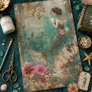 Search for mermaid tissue paper Gold