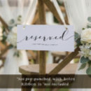 Search for reserved wedding signs Calligraphy